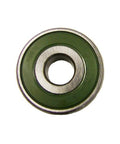 SKF Drive End Alternator Bearing AB10 Replacement For Ford Nissan Subaru Mercury, top view showing outer and inner diameter