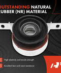 Beef Up Your BMW With a Drive Shaft Center Support Bearing Carrier for 323Ci 323i 325Ci 325i 328i 330Ci 330i Z4 E46 E85 E89 1999-2009 Replacement Part Fits 3 Series and Z4 Models, featuring natural rubber material.