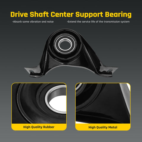 Drive Shaft Center Support Bearing Replacement For Dodge Challenger, Charger, Magnum And Chrysler 300 2005 Through 2014 Direct Fit Carrier Bearing