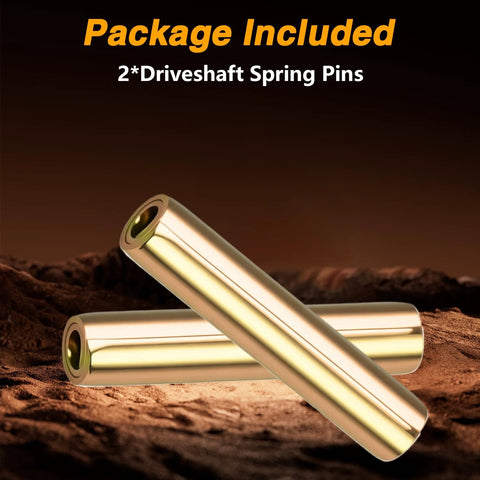 Two Pack Driveshaft Spring Pins For Polaris RZR 570 800 900 1000 Replaces 7661913 shown on textured surface