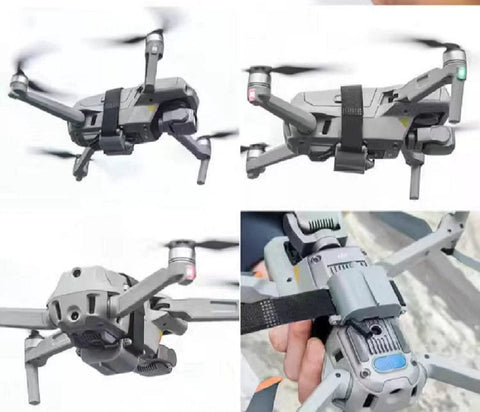 Drone Airdrop System With Release Device And Payload Clip For Safe And Precise Airdrops Of Fish Bait Or Small Supplies, Easy Velcro Belly Mount