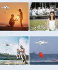 Drone Airdrop System With Release Device And Payload Clip for safe airdrops, compatible with DJI series, shown delivering various items.
