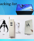 Packing list for Universally Drone Airdrop System With Mechanical Claw Payload Release, showing claw, remote control, cable, manual.