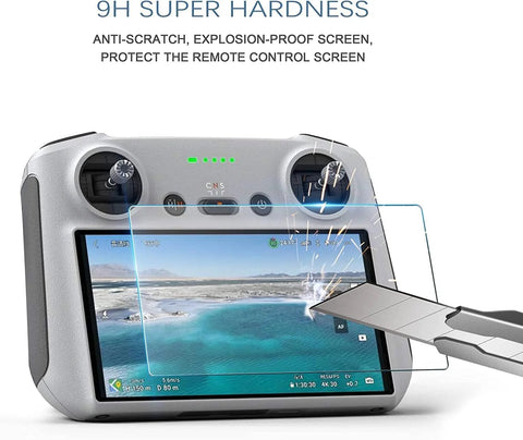 DJI Mini 3 Pro Accessories Bundle 8 in 1 Kit Includes Propeller Holder Strap Propeller Guards 4 pcs Joysticks HD Glass Protector