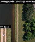 Aerial view featuring Bulls Eye 24x24 Drone Ground Control Point Targets Six Pack For Mapping And Surveying Center Passthrough.
