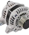 Beefed Up Drop In Alternator For Dodge Ram 2500 And 3500 6.7L 2010 2023 Ready To Roll Replacement For Laramie SLT ST SXT Big Horn Longhorn Limited Models Replaces 11443, visible from side angle