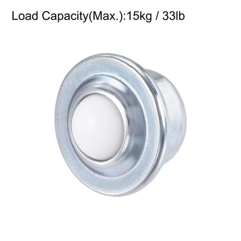 Drop In Ball Transfer Bearing Unit 15mm Nylon Ball With 33 Lb Load Capacity Per Ball Pack Of 6 For Transmission Systems Conveyors