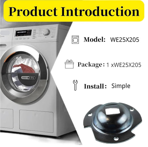 Dryer and Dryer Drum Rear Bearing Sleeve Kit WE25X205 WE25M40 AP2619102 PS267583 Replacement Part U4-0SQ5-YMK3 visible