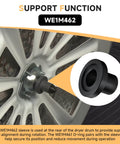 Rear Drum Bearing Sleeve And Retainer O Ring Kit For GE Hotpoint Whirlpool Kenmore Dryers DIY Friendly And Easy To Install With WE1M462 WE1M461