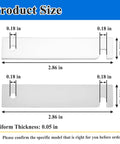 Measurement diagram for Replacement Drum Bearing Slide Kit For Clothes Dryers With Teflon And Nylon Glides