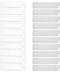 Replacement Drum Bearing Slide Kit For Clothes Dryers With Teflon And Nylon Glides Includes 10 WE3M52 Teflon Glide And 10 WE3M51 Nylon Glide
