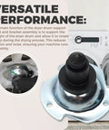 Dryer Drum Support Shaft And Bearing Replacement Kit For GE Kenmore Hotpoint Dryers with installed image
