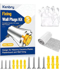 Drywall Anchor Repair Kit For Quick Fixes No Drilling Needed With Patch And Cut Ready 1.96 Ft By 39.37 In Easy Cut For Loose Anchors