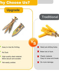 Comparison of 160 pcs drywall self drilling anchors and screws kit with traditional anchors highlighting benefits and materials.