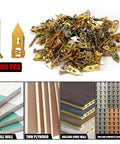 200 Pcs Self Drilling Drywall Anchors with Screws Kit, Metal Expansion Bolt for Drywall, various wall types display