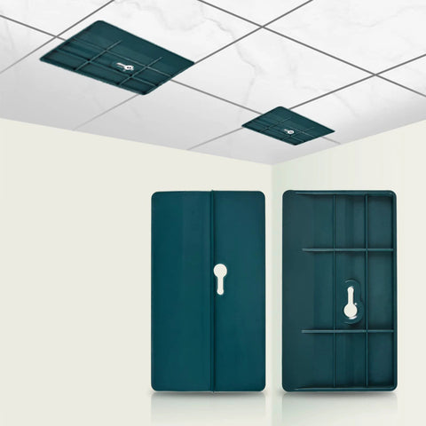 6Pcs Drywall Fitting Tool Plasterboard Fixing Gypsum Plate While Installing in Place shows front and side view on white background