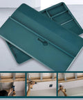 ✝️ 6Pcs Drywall Fitting Tool Plasterboard Fixing Gypsum Plate While Installing in Place displayed with user assembling drywall