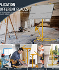 ✝️ 11 ft Drywall Lift, Rolling Lifter Panel for Sheetrock with 360° Telescopic Arm in construction setting