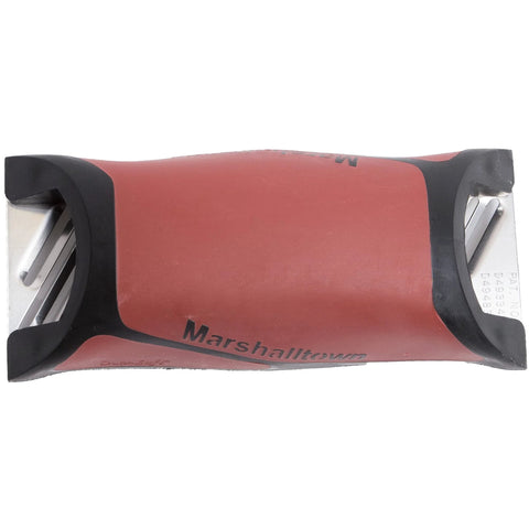 Efficient 5.5 inch drywall rasp with guard rails, featuring DuraSoft grip for smooth edge shaping of drywall and vinyl tile.