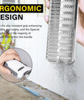 7 Inch Drywall Rasp With BiDirectional Teeth And In Handle Dust Collection, shown with ergonomic grip and dust release feature.