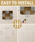 Installation steps for 12 Pack Drywall Repair Clips 1/2 Inch Stainless Steel Patch Clips With 24 Screws For Damaged Walls DIY Quick Fix And Heavy Duty Patch Ideal For Home Renovations And Quick Clean Wall Repairs.