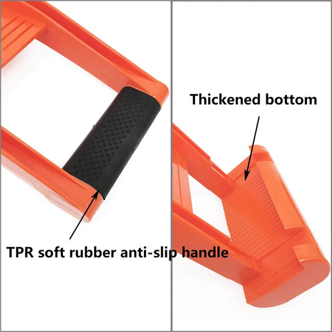 2 Pcs Carrier Drywall Tools ABS Plastic Panel Carrier Detail with TPR anti-slip handle and thickened bottom