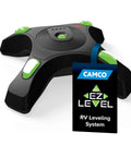 Front view of EZ Camper RV Leveling System With Dual Axis Quick Leveling For Both Axes At Once, featuring LED indicators.