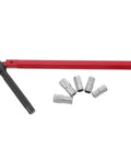 Dual Ended Plumbing Wrench Set 8-13mm with red handle and assorted sockets for faucet and sink installations, DIY home repairs.