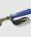 Double Burr Sheet Metal Deburring Tool with Hand Guard and Ten N80 HSS Blades visible, blue handle, metal blade