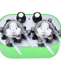 Peristaltic Pump,Pump 100-240V G728-2 Peristaltic Pump Automatic Mini Self-Priming Pump Double Pump Heads top view