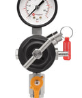 Commercial Grade Secondary Regulator With Single Gauge For Two Kegs, Black Finish, Heavy Duty CO2 Beer Regulator From Kegco