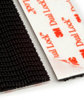 Extreme Interlocking Fasteners That Bond On Contact, 4 Strips 1 Inch By 3 Inches, Weather, Dirt And UV Resistant, close-up view