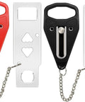 Two pack portable door locks deliver quick, tool free privacy and extra safety for home, hotel, or travel, blocking entry from the outside
