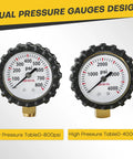 Dual gauges of Nitrogen Regulator Kit With Dual Gauges For HVAC And Refrigeration Zero To Eight Hundred Psi Delivery One Quarter Inch Outlet