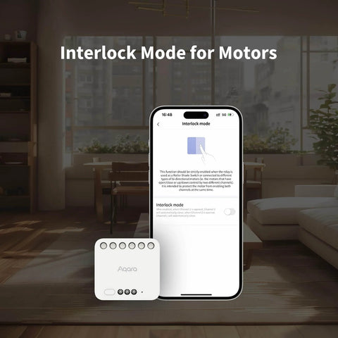 Dual Relay Module T2 Smart Relay Switch For Garage Doors And Boilers, Light Control And Roller Shade Setup; features app interface