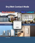 Dual Relay Module T2 Smart Relay Switch For Garage Doors And Boilers, Light Control And Roller Shade Setup with illustrations