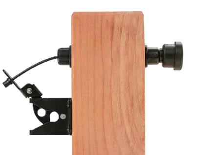 Gate Latch Complete Outdoor gate Latch for Wooden Gates operates from/on Both Sides of Fence Patented Dual Sided Operation