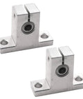 2 Pack SK10 Linear Rail Shaft Clamping Guide Support for CNC Linear Motion Ball Slide with 5mm Bore Bearing Fits 10mm Shaft