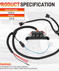 Dual Speed Electric Fan Control Wiring Harness Kit With Relay For GM Trucks And SUVs 1999 To 2007 Retrofit Stand Alone Fan Wire