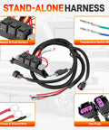 Dual Speed Electric Fan Control Wiring Harness Kit With Relay For GM Trucks And SUVs 1999 To 2007 Retrofit Stand Alone Fan Wire