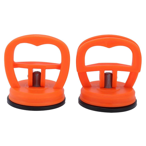 Two Pack Suction Cup Lifter Set For Glass Tiles And Mirrors, Heavy Duty Vacuum Lifter With Easy Clamp Handles, 2.6x2.2 Inch Gripping Cups