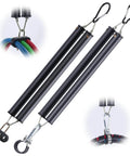 Heavy Duty 2 Pack 16 Inch Double Tender Spring Kit With 3-In-One Hose Holder And 3-Hole Clamp For Semi Trucks And Trailers