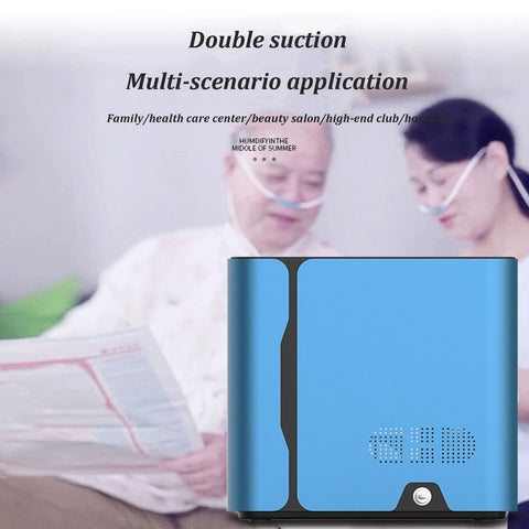 Dual User Hydrogen Inhalation Machine With 99 99 Percent High Purity H2 PEM Technology in home use by two people