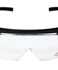 Front view of Duarte Premium Over Glasses Safety Eyewear With Anti Fog Lenses ANSI Z87.1 showing clear polycarbonate lens
