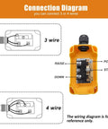 Connection diagram for Dump Trailer Remote Control Switch 12V DC Up Down Control For Hydraulic Power Plant