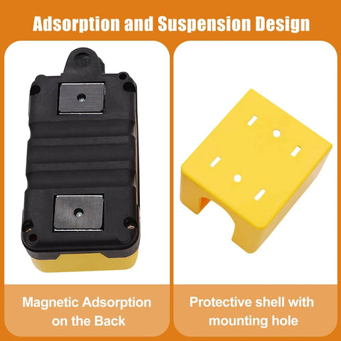 Dump Trailer Remote Control Switch 12V DC Up Down Control For Hydraulic Power Plant magnetic back and yellow cover