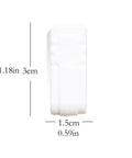 Dimensions of a 10 Pack Sealing Clip Zipper With Sliding Grip Airtight Vacuum Storage Bags Seals For Fresh Food Space Saving Organization