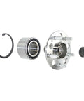 DuraGo 295-96097 Rear Wheel Hub Repair Kit with Bearing, Studs, Snap Ring and Axle Nut, Complete Non Integral Hub solution