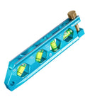 Magnetic 6.25 Inch Torpedo Level With 0 Degree 30 Degree 45 Degree 90 Degree Bubbles V Groove Large Viewing Window Aluminum Alloy Body