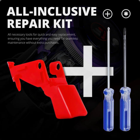 Dyson Extra Reinforced Trigger Replacement Kit For V10 And V11 Cordless Vacuum Cleaners With Included T8 And PH1 Drivers And Quick Guide
